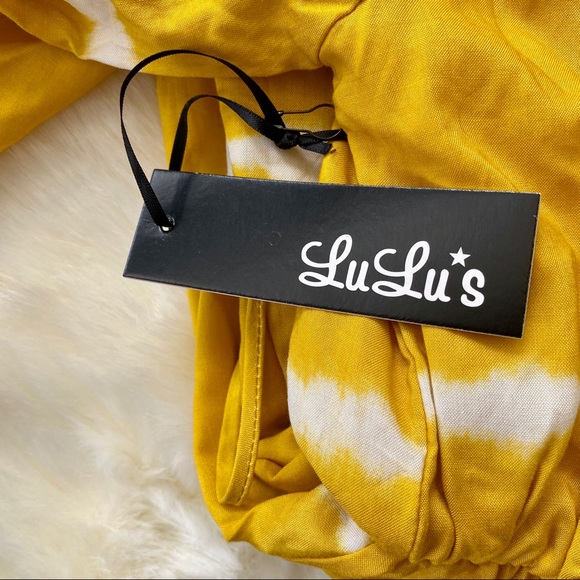 Lulus Power to the Peaceful Yellow Tie-Dye Dress - Picture 8 of 8